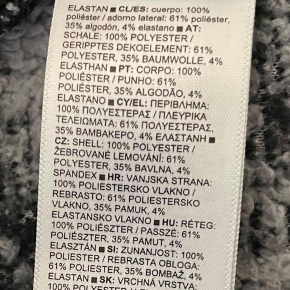 Athleta XXS Glacier Black Tugga Sherpa Hoodie - Picture 8 of 8